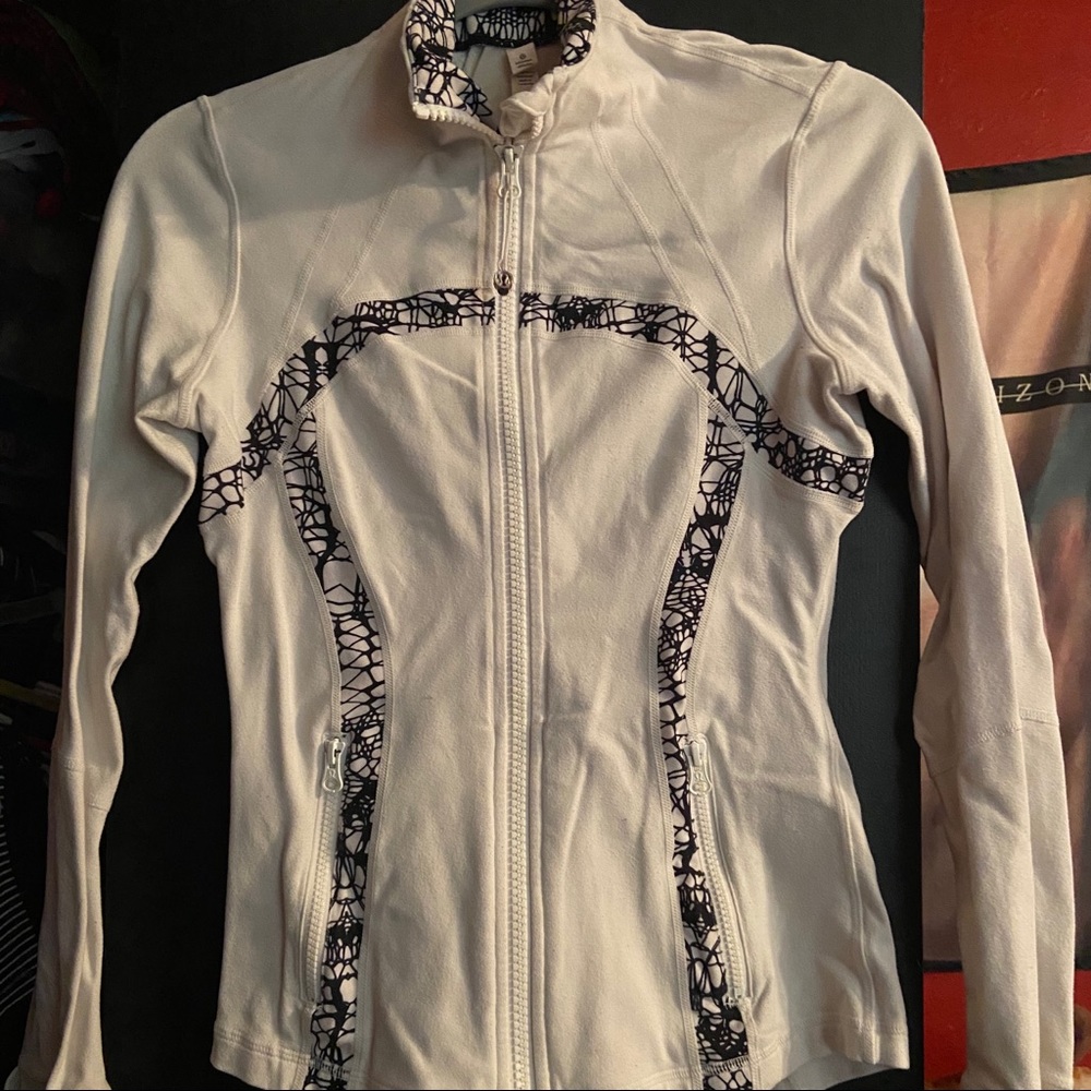 Black and white Lululemon jacket